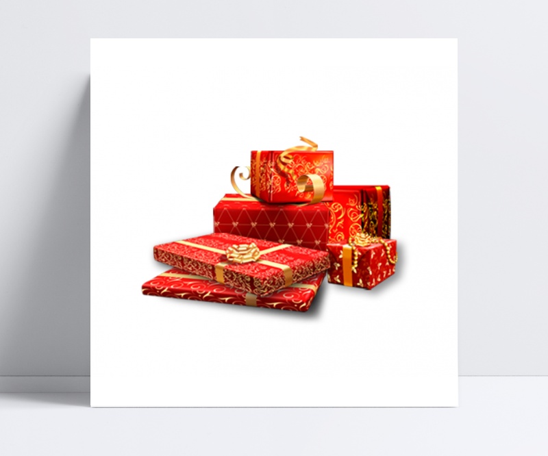 礼物 礼物盒  装饰图案  页面元素