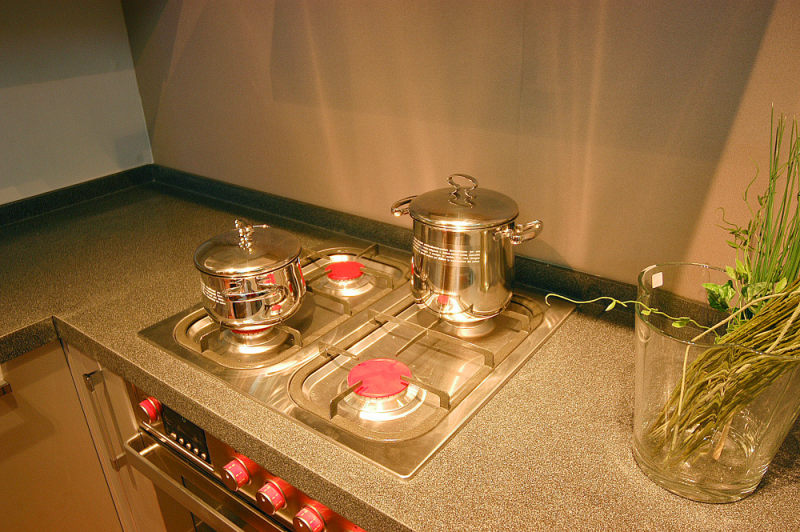 厨房打火灶不锈钢餐具