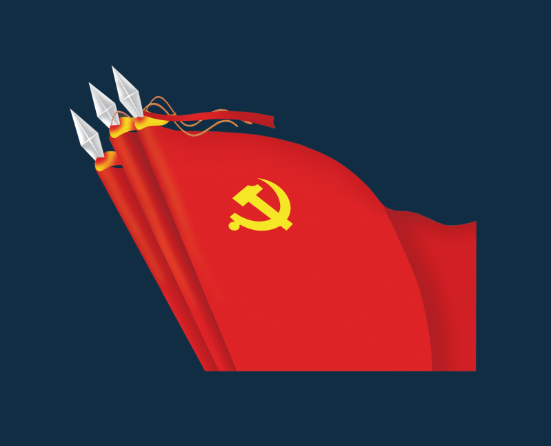 高清党旗图片