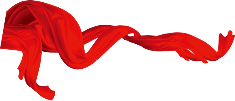 红色飘带国庆节海报设计模板素材
