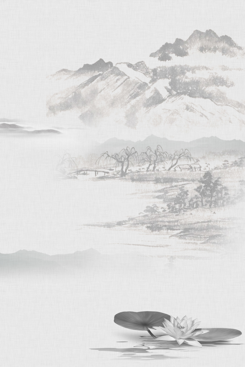 复古中国风水墨背景图