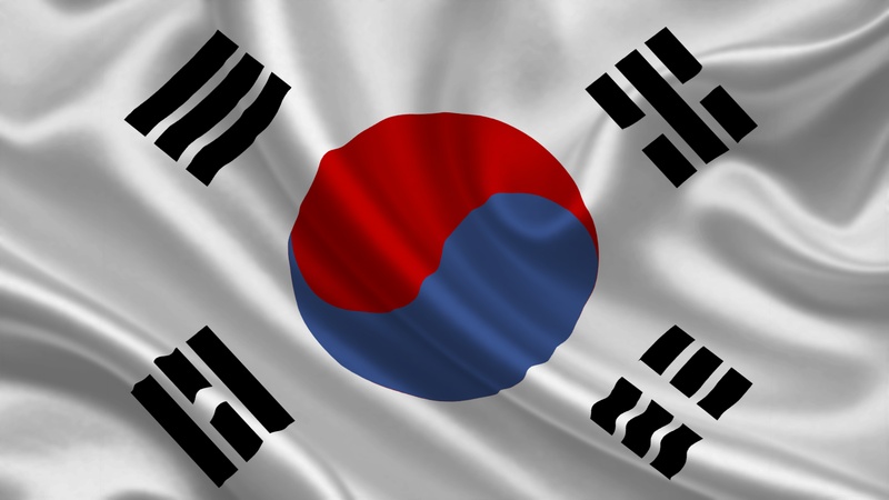 韩国国旗褶皱图片