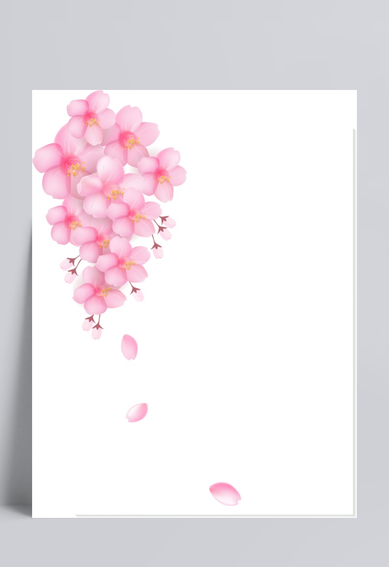樱花装饰边框