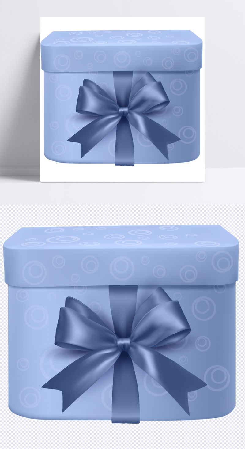 蓝紫色精美礼盒