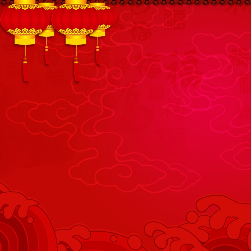 新年红色中国风喜庆PSD分层主图