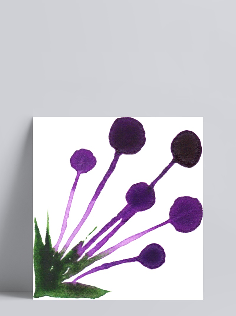 紫色花朵图案设计图片