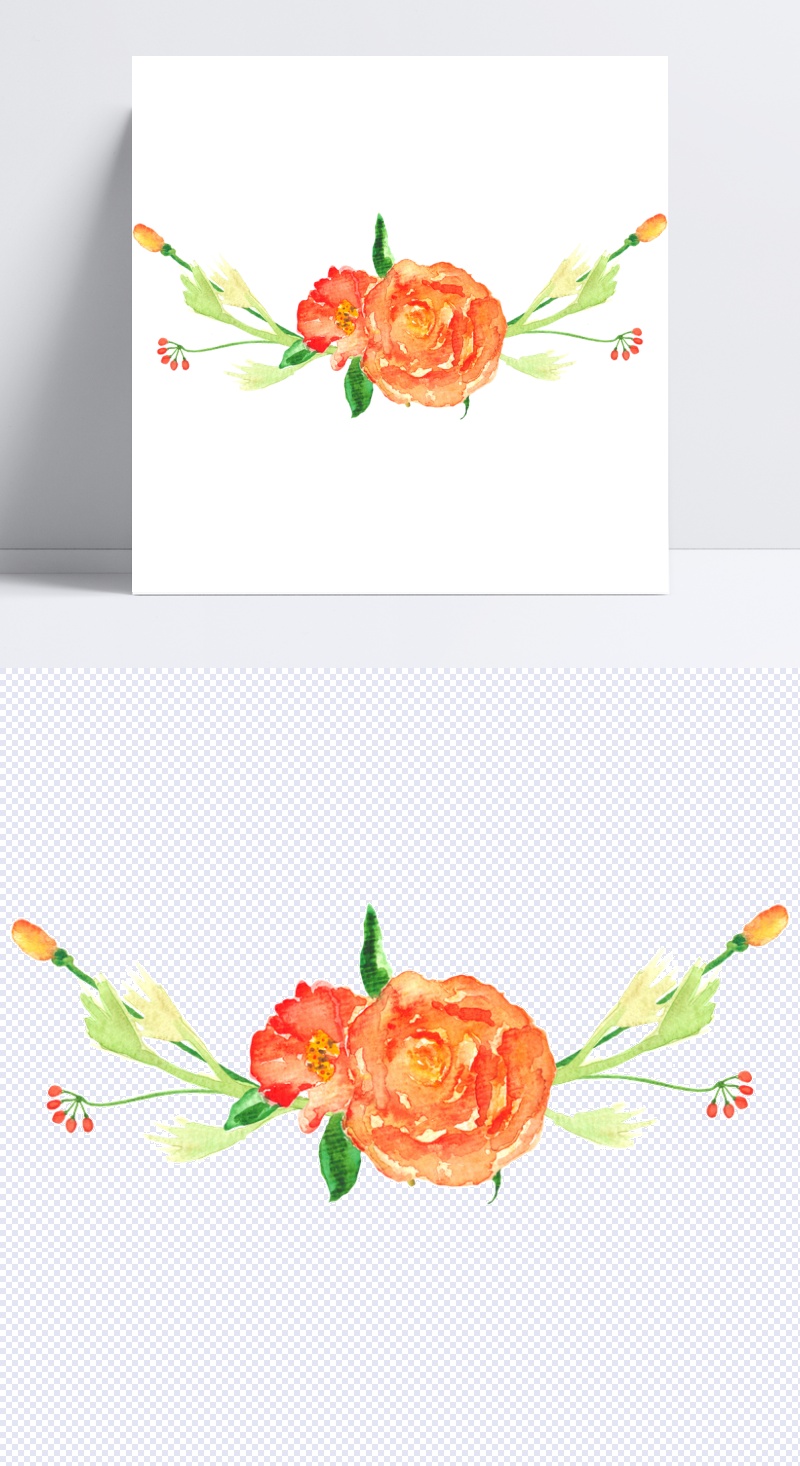 玫瑰花朵设计图片