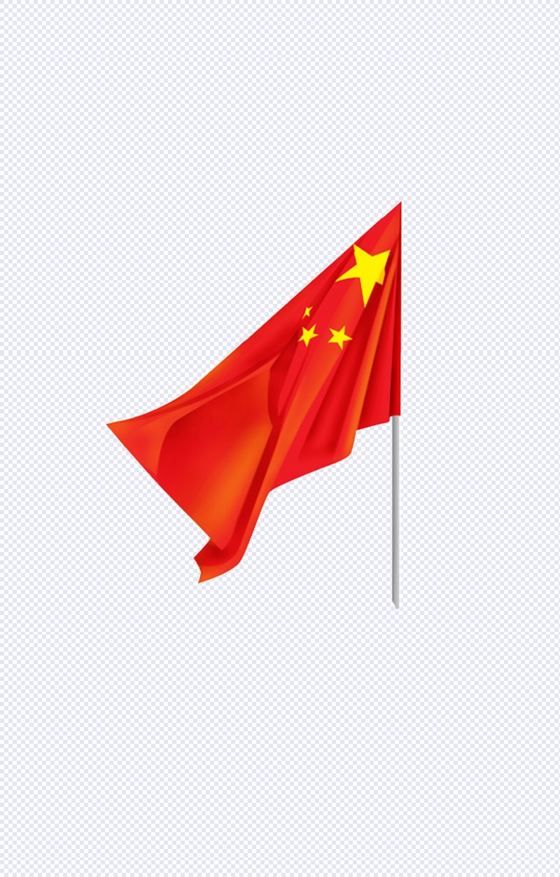 中国红旗飘扬