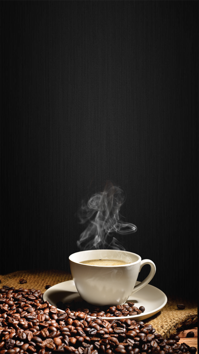 咖啡背景图竖版图片