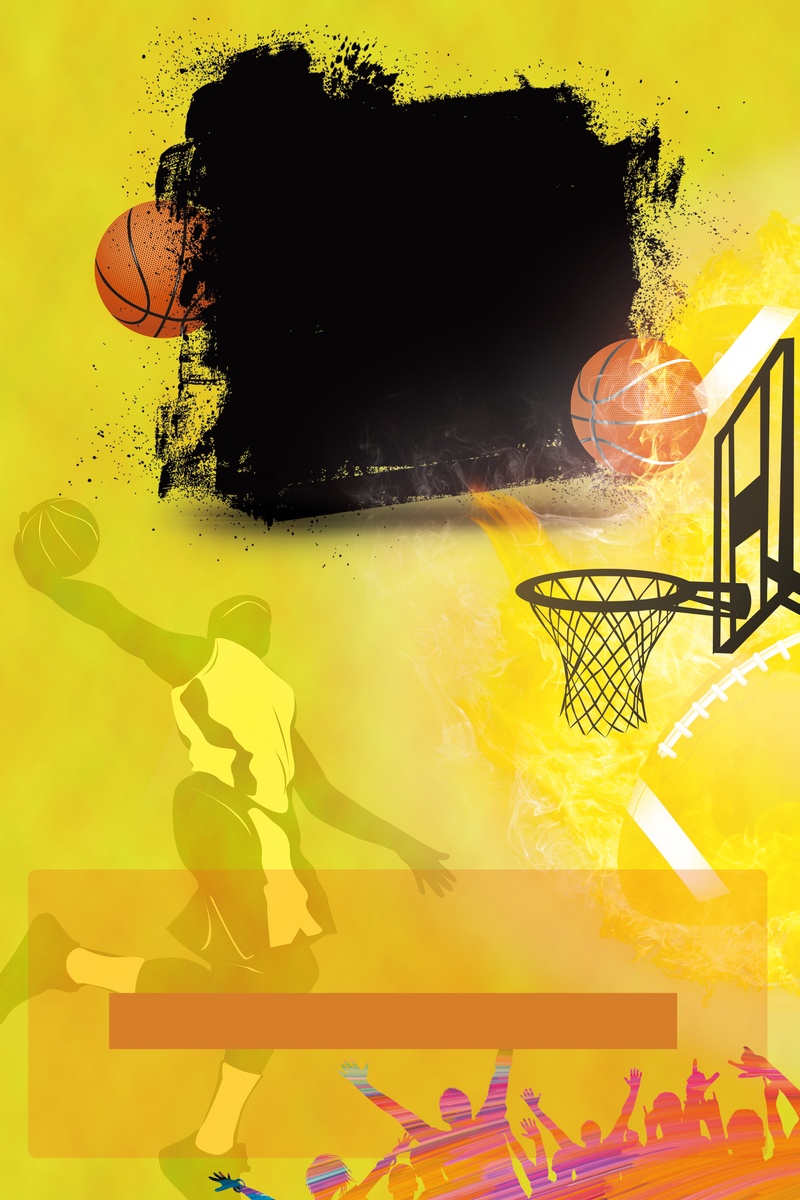 篮球特训营招生海报宣传单设计设计模板素材