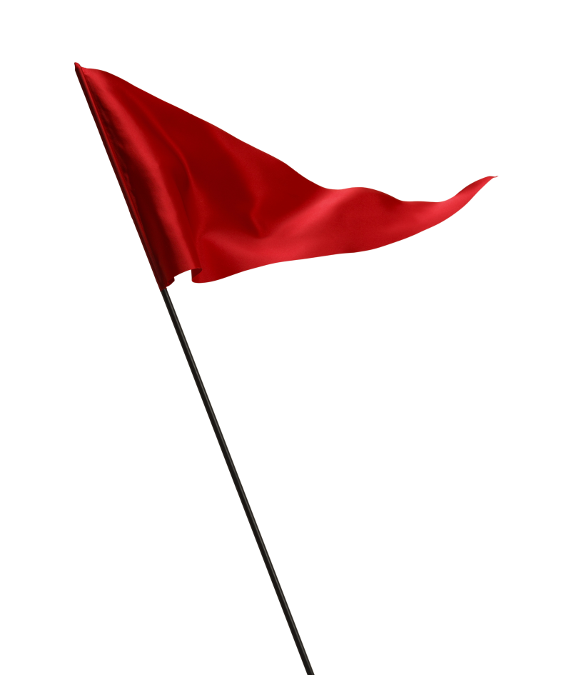 红色三角旗图片