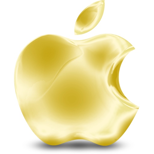 金色苹果微信头像图片