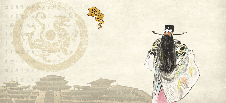 古典京剧中国风背景设计模板素材