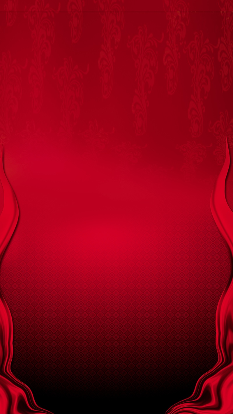 中国红h5背景设计模板素材